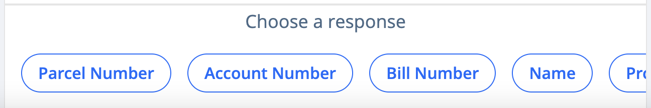 Bill search options